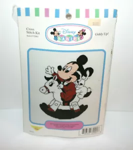 NEW DISNEY Baby Mickey Mouse Cross Stitch Kit Giddy Up #32001 - Picture 1 of 1