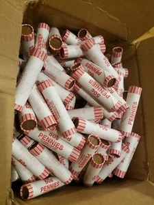 75 Machine Rolls 95% Copper Pennies 1982 & Older. Lincoln Memorial Cents ++ - Picture 1 of 12