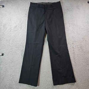 Pantalones Theory Mujer Talla 30 Mezcla de Lana Texturizado Negro Acampanado - Imagen 1 de 13