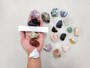 20 PIEZAS Juego Inicial de Cristal, Colección Mixta de Cristales de Curación Piedras Preciosas Naturales - Imagen 1 de 7
