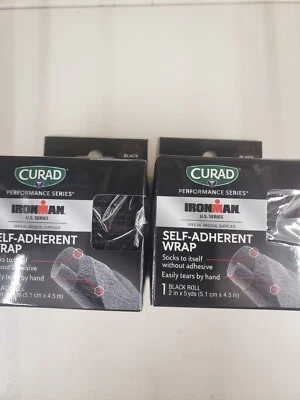 Curad Black Self-Adherent Wrap, 5-yd. Rolls Two Pack  - Image 1 of 2