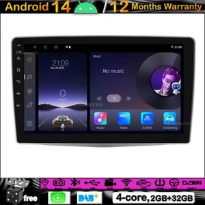 9"Android 14 Car Radio Carplay GPS SAT Navi DAB Stereo For Alfa Romeo Mito 08-16 - Picture 1 of 14