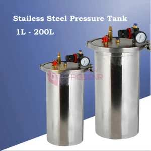 Stainless Steel Glue Dispenser Pressure Tank Dispensing Pressure Barrel - Picture 1 of 10