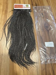 Whiting Farms GOLD Sattel Hackle: GRIZZLY MED DUN 036 - Bild 1 von 3