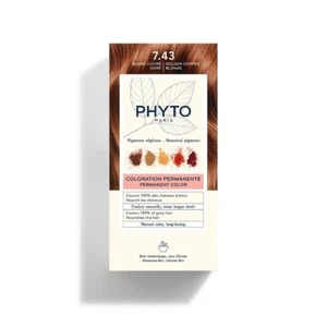 PHYTO Hair Color Kit 7.43 Blonde Copper Colarazione for Hair Without Ammonia - Imagen 1 de 5