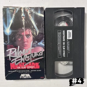 A Nightmare on Elm Street VHS MEDIA Video Treasures Signed By Robert Englund - Picture 1 of 10