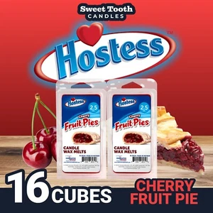 Hostess Cherry Fruit Pie Scented Wax Melts - 5oz of Candy Wax Melts - 16 Cubes - Picture 1 of 3