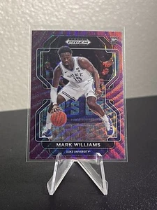 Mark Williams 2022 Panini Prizm Draft Picks Viola Onda Duke Blue Devils #62 - Foto 1 di 2