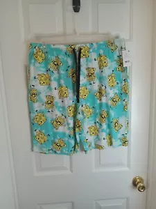SpongeBob SquarePants Men's XLarge Summer Shorts - Tie Dye Style - Picture 1 of 14