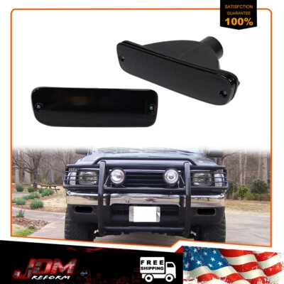 2x Smoked Bumper Signal Lights Houosing For 95 96 97 Toyota Tacoma 4WD 98-00 2WD - Image 1 of 4