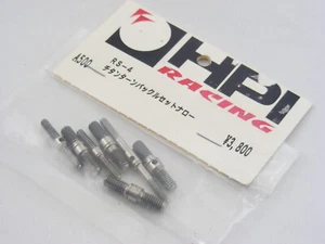 Set fibbia vintage HPI A500 RS4 completo 7 pz aste strette in titanio NUOVO! - Foto 1 di 4