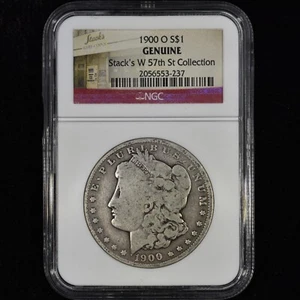 1900-O MORGAN SILVER DOLLAR ✪ STACK'S W 57th St COLLECTION ✪ 50C COIN NGC - Picture 1 of 2