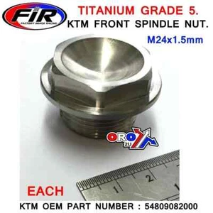 Husillo/tuerca de eje delantero KTM 125 EXC TITANIUM. Nº: 54809082000 250 EXC - Imagen 1 de 2