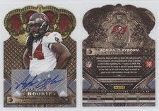2011 Panini Crown Royale Gold Signatures /499 Adrian Clayborn Rookie Auto RC