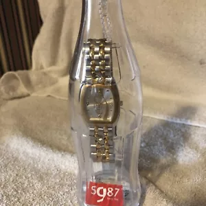 Coca Cola Mens Watch Gold & Silver Color - Picture 1 of 5