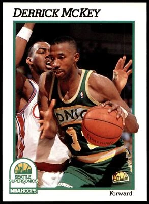 Derrick McKey #201 1991-92 Hoops - Image 1 of 2