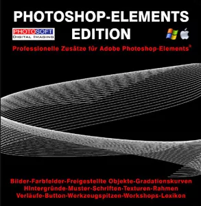 Profi-Zusätze Adobe Photoshop Elements 2021 2022 2023 Plugins Bilder Texturen - Bild 1 von 1