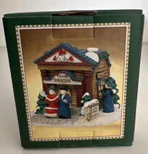 Crystal Falls Village. Town Theater  Theatre 1993 Figurine New In Box