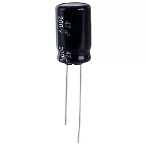 Panasonic 47uF 20% 200V 105degc Radial Aluminium Electrolytic Capacitor (2 Pack) - Picture 1 of 1