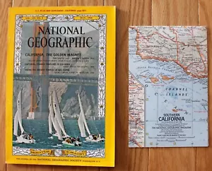 National Geographic mayo de 1966; California; Strange Creatures Columbia; Abu Simbel - Imagen 1 de 12