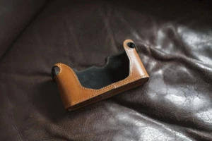 Handgefertigte Echtleder Halbkamera Etui Tasche Cover für Nikon FM3A - Bild 1 von 13