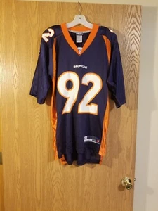 Denver Broncos Elvis Dumervil #92 Authentic Reebok Jersey Adult Medium EUC - Picture 1 of 4