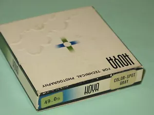 49mm - Hoya Color Spot Gray Portrait Filter NEW #49f-n2 - Picture 1 of 3