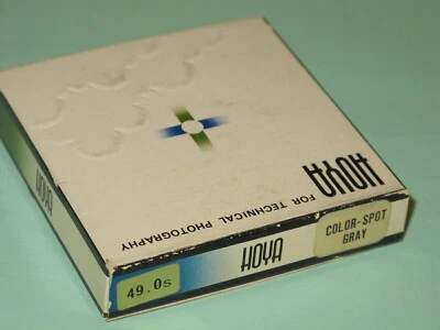 49mm - Hoya Color Spot Gray Portrait Filter NEW           #49f-n2 - Image 1 of 3