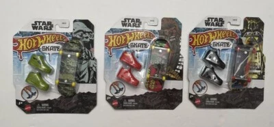 Hot Wheels Skate Star Wars Yoda, Darth Vader, Chewbacca Skate Boards Lote de 3 Foto 1 de 4