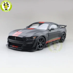 1/18 2020 Ford Mustang Shelby GT500 Maisto 31388 Matte Black Diecast Model Car - Picture 1 of 13