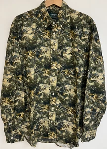 GITMAN BROS VINTAGE x DOVER STREET MARKET Mountain Peaks Camo Green Beige USA  L - Picture 1 of 13