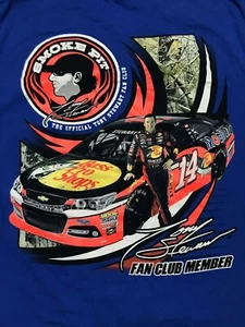 Camiseta oficial del club de fans Tony Stewart #14 Smoke Pit para hombre talla grande azul Nascar - Imagen 1 de 5