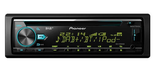 Pioneer DEH-X7800DAB Bluetooth CD/MP3-Autoradio- Schwarz
