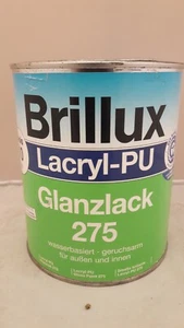 Brillux Lacryl-PU Glanzlack 275 Buntlack 0,75L Holz Metall (N1011) - Bild 1 von 2