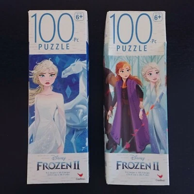 Disney Frozen II 100 piezas Rompecabezas Lote de 2 Edad 6+ Olaf Elsa Nuevo Precintado Foto 1 de 4