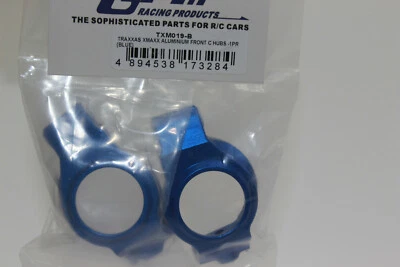 GPM TXM019 B blau Alu Caster Blocks links und rechts X-Maxx 8S NEU in OVP  - Bild 1 von 4