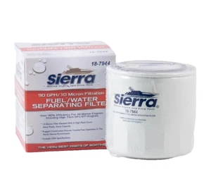 Filtro separador de agua combustible marino Sierra 18-7944 corto MerCruiser 35-802893Q01 - Imagen 1 de 3