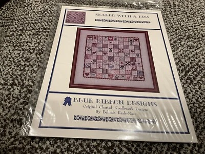 Blue Ribbon Designs Sealed With a Kiss Cross Stitch Pattern Belinda Karl’s-Nace - Image 1 of 3