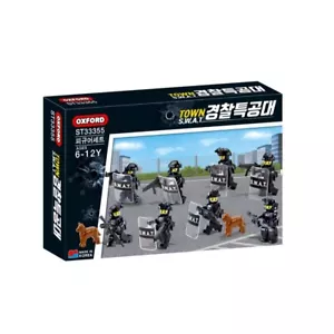 Oxford Police Commando Figur 8P Set ST33355 Town Serie SWAT Block Ziegel Spielzeug - Bild 1 von 7