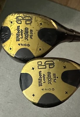 Tacos de golfe Wilson Lady x31 Plus Aqua-Tite Epoloc Face 3 madeira e 5 madeira destro - Imagem 1 de 4