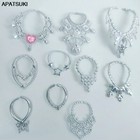 10pcs/lot Fashion Necklace For 11.5" 1/6 Doll Decoration Chain Accessories Toys
