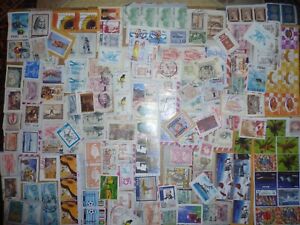 40 grams mixtures Peru stamps on single paper kiloware