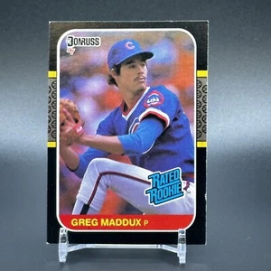 1987 Donruss Rated Rookie Greg Maddux #36 Rookie RC HOF - Cubs / Braves - Picture 1 of 2