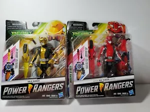 Modellino Saban Power Rangers ORO ROSSO Morph-X Argento 6" sigillato NUOVO SET DI 2 - Foto 1 di 6