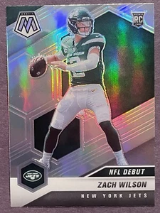 Panini Mosaic 2021 Zach Wilson debut en la NFL Silver Prizm #243 Novato (RC) Jets - Imagen 1 de 2