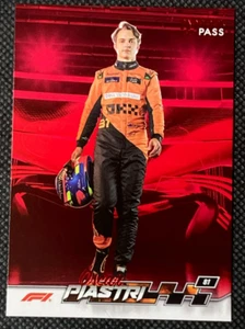 2024 Topps Paddock Pass Formula 1 Oscar Piastri Red Foil #58 - F1 - Foto 1 di 2