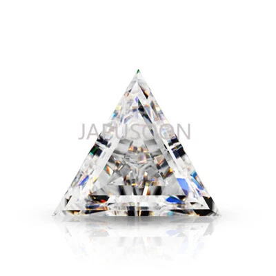 1~4ct VVS1 D color Triangle Shape Excellent Cut Moissanite Loose Gemstones & GRA - Image 1 of 4