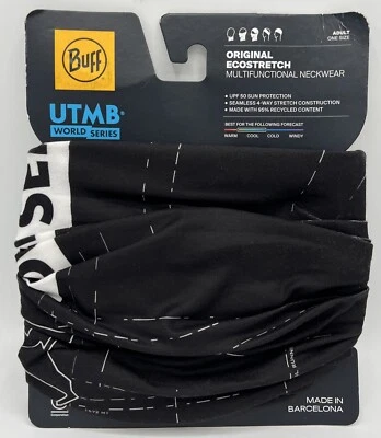 Ropa de cuello Buff Gaitor NUEVA COLECCIÓN UTMB® WORLD SERIES Adulto Negro Foto 1 de 2