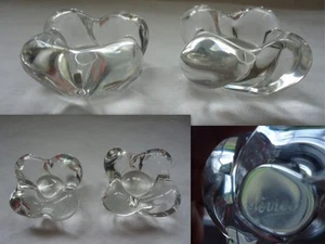 ANCIENNE PAIRE DE SALERON SEL/POIVRE EN CRISTAL DE SEVRES - Foto 1 di 1