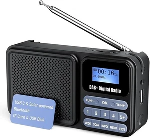 tragbares DAB Radio DAB plus Radio FM Radio mit Bluetooth 5.0& 80 Voreinstellung - Bild 1 von 7